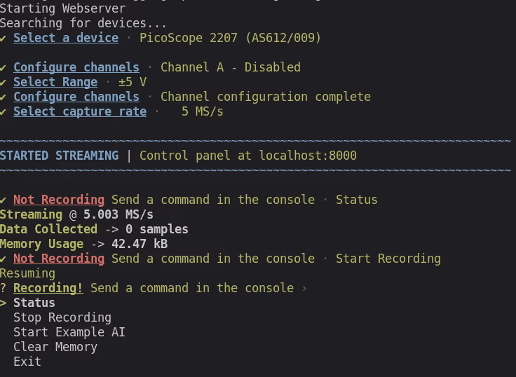 The CLI in action The CLI in action
