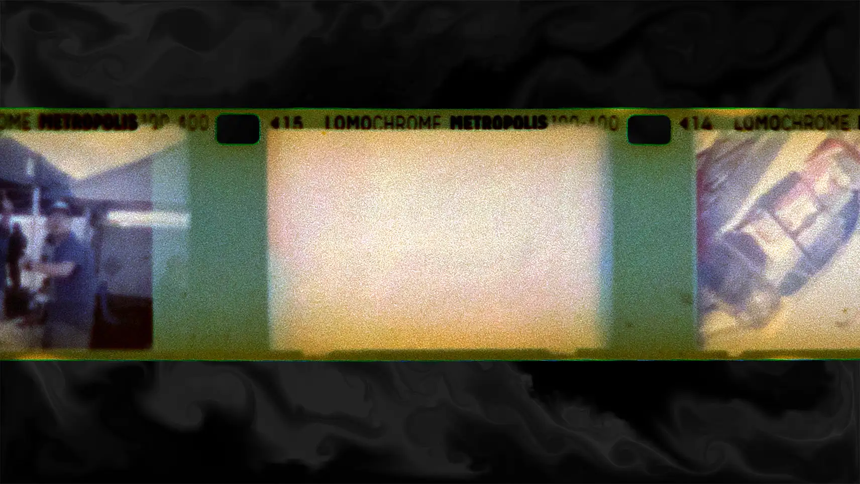 A pure white frame