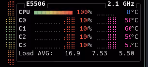 Server dying - it was doing its best